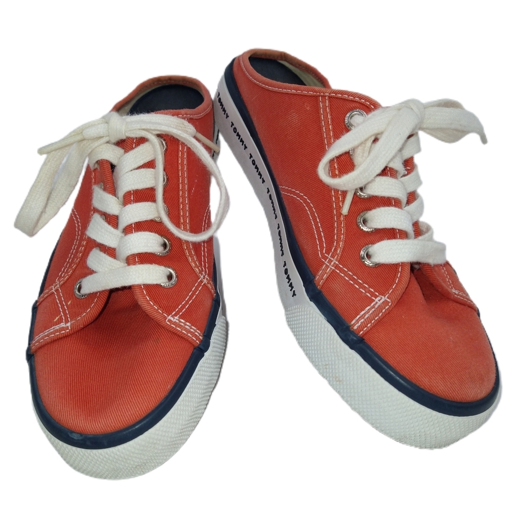 Tommy Hilfiger PUMPKIN mule sneakers slides size 7